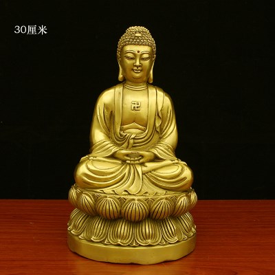 阿弥陀佛释迦牟尼佛药师佛三宝佛地藏王观音菩萨摆件居家供c奉