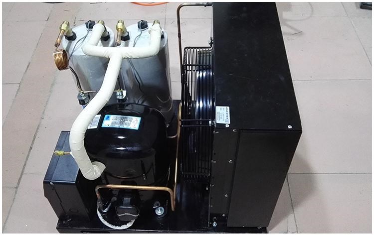 鱼缸制冷机海鲜鱼池一拖二冷水机组海水淡水水产养殖降温器恒温机