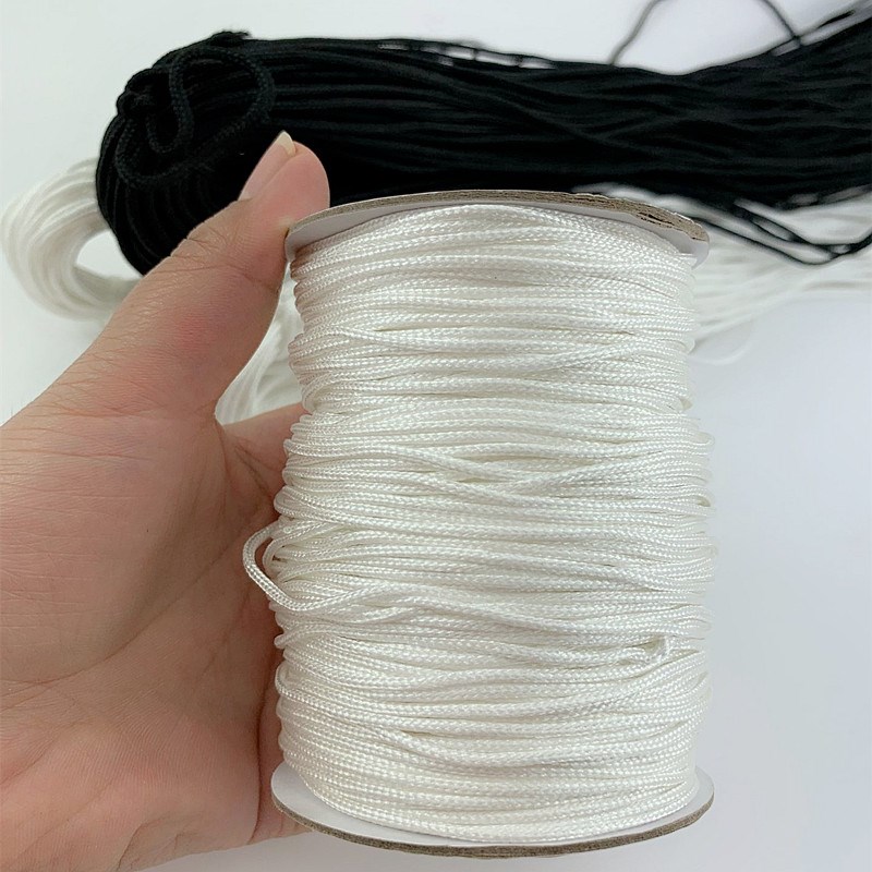 i竹帘绳咖啡色白色黑色窗帘绳尼龙绳窗帘白色木百叶窗拉x2022