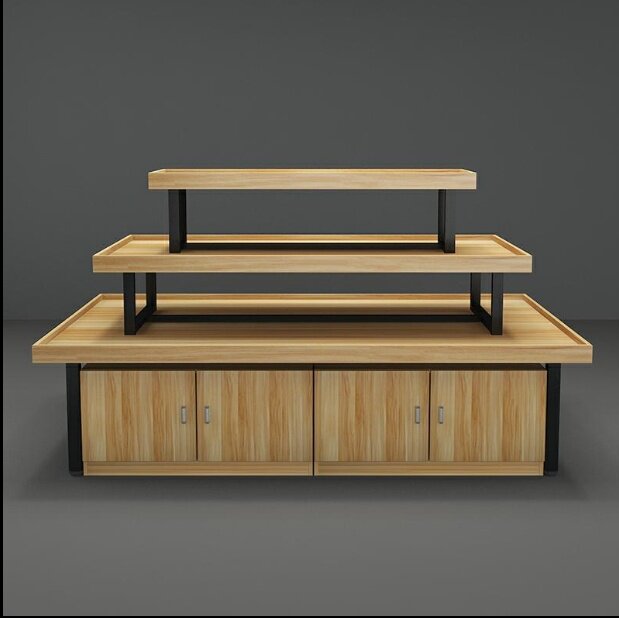 母婴鞋店甜品电孕婴中岛展示台流水台彩妆用品店堆头中间卖书展台