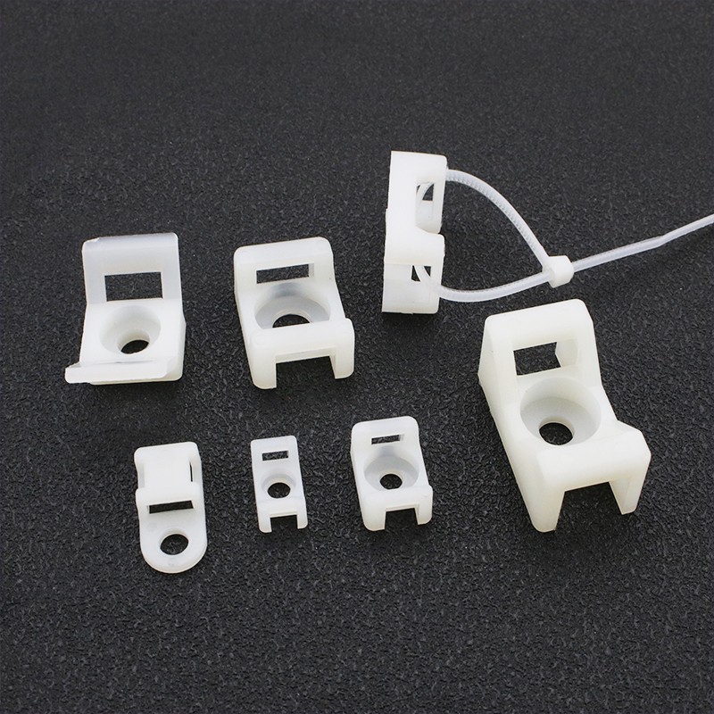 扎带固定电线座马鞍形电线固定座孔线卡子理座电缆线器螺丝线夹