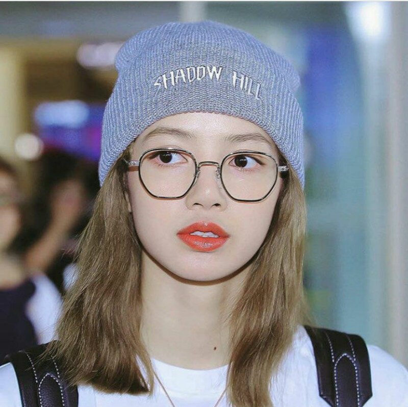 lisa同款眼镜女多边形显脸小加厚边可配高度数防蓝光辐射眼睛框男