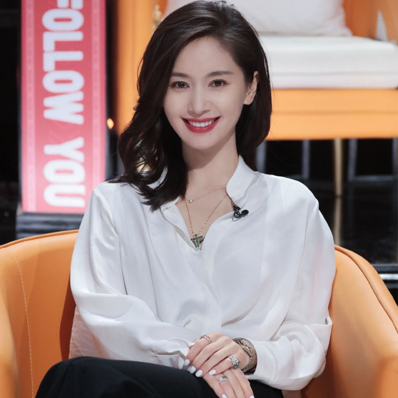 听姐说王子文同款衣服白色v领蕾丝无袖衬衫女气质衬衣显瘦上衣夏