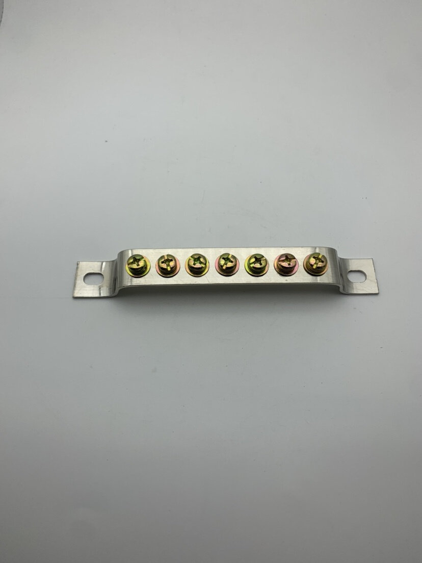 规格孔地排接地接线端子7位7px市场7孔包装胶垫