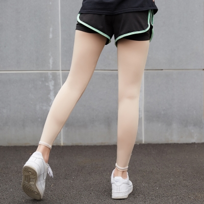 夏季冰丝腿防晒防紫外线套腿袖男女士纹身遮盖夏天腿套脚套