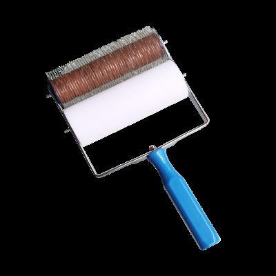 乳胶漆涂料肌理k麻布纹滚筒刷漆布艺背景墙硅藻泥拉纹艺术工具20