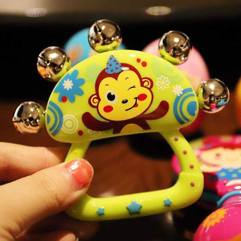 儿童手铃摇铃玩具_新生礼物布艺w手摇铃婴儿玩具节奏