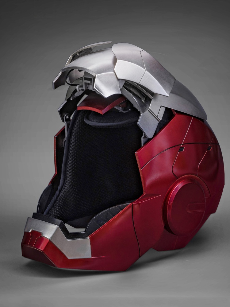 热销钢铁侠可穿戴_autoking1/1mk7mk5钢铁侠头盔语音中英文可真人穿戴