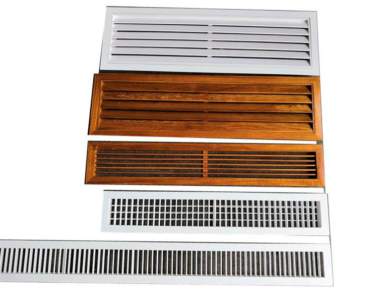 实木中央空调出风口防结露不滴水木质百叶窗进风口排送风口定制做