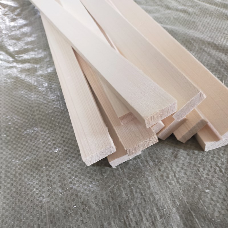 木1扁3木条花架手工模型木头抛光材料条子子方*实长条木diy厘米.