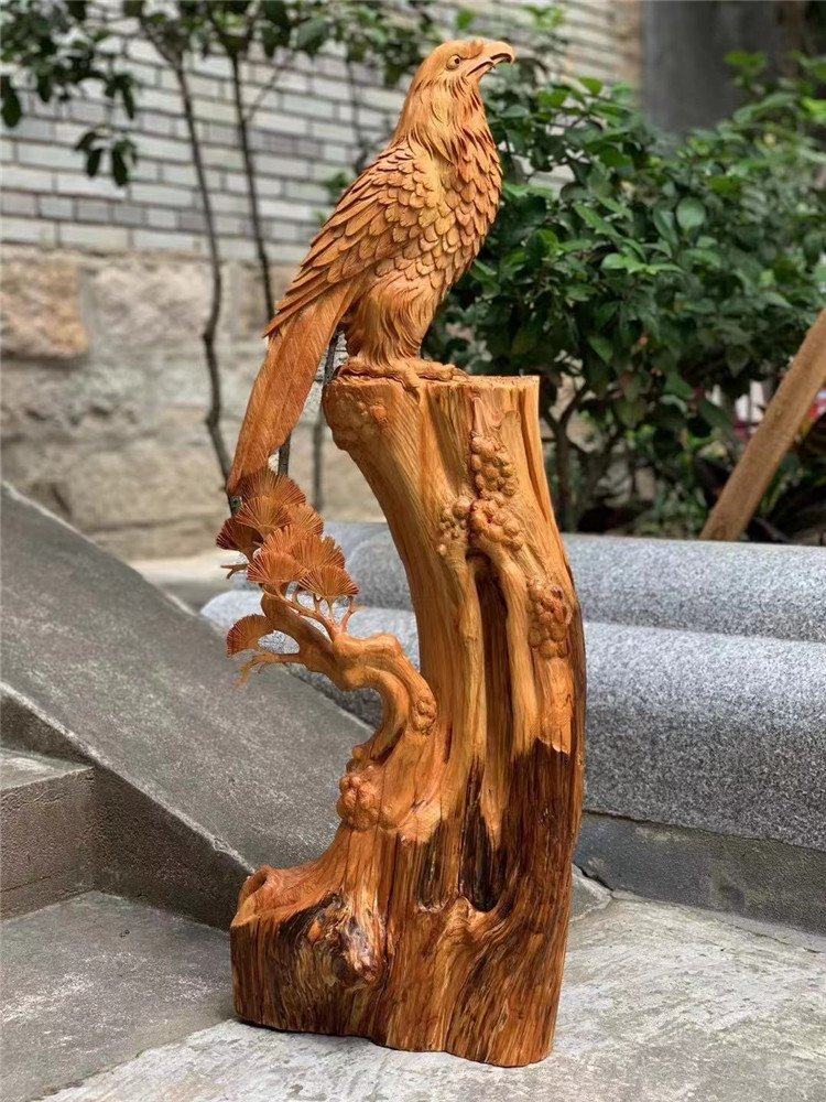 崖柏根雕摆件动物摆件