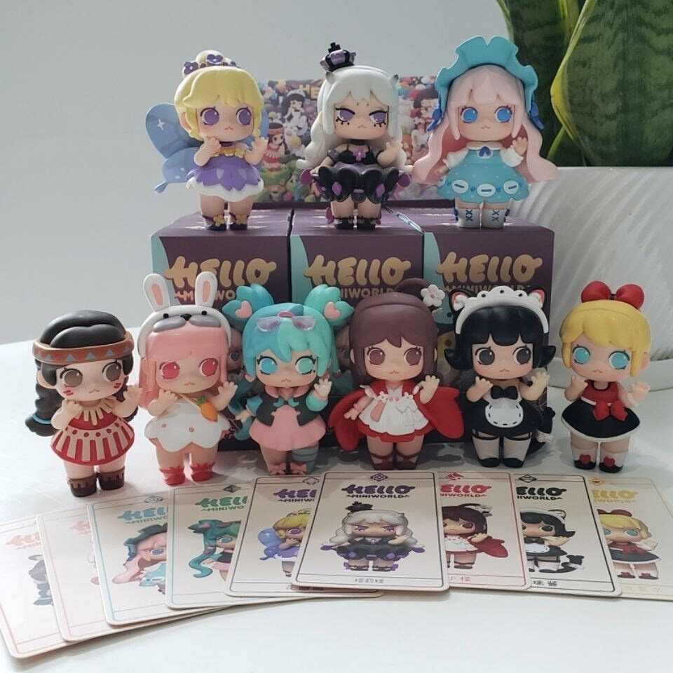 现货正版迷你世界宇宙少女团系列玩具公仔娃娃可爱潮玩手办—潮玩盲盒