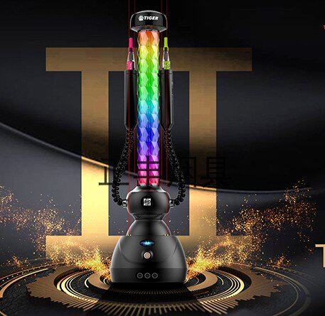 阿拉伯水烟全套酒吧ktv无明火电子tiger大烟雾蒸汽机tt带灯水烟壶