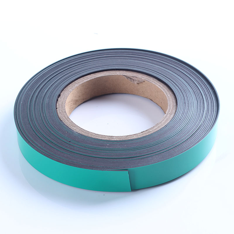 软磁彩色cm橡胶软磁铁条软磁片背pvc白板磁贴可裁剪宽2厚1mm