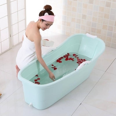00(1折)桶折叠浴桶全身大号成人洗澡b加厚澡盆可浴缸泡澡.