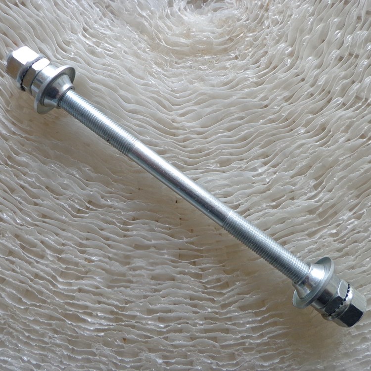 普通自行车山地车后轴轴 公主车后轴 18cm车轮轴轮 厘米轴心18