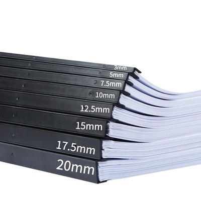 资料装订成册工具订夹条塑l料装订条十孔活页夹21孔压痕边条打孔