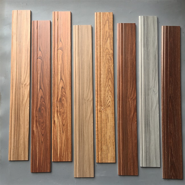 贴脚线踢脚线客厅卧室瓷砖地板仿古木纹地脚线简约q复古装饰墙角