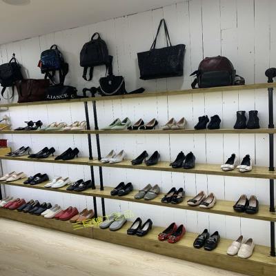 上墙_鞋店q鞋架鞋店鞋货架包包展示架上墙搁板货架鞋店鞋柜女鞋童鞋货