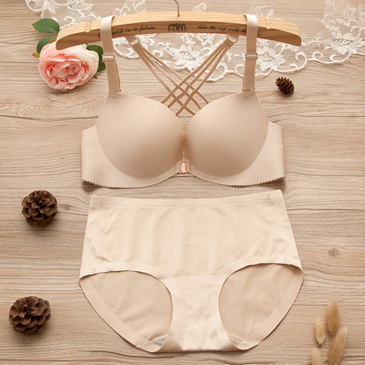 【美背前扣聚拢无钢无痕圈文胸图片】美背前扣聚拢无钢无痕圈文胸图片