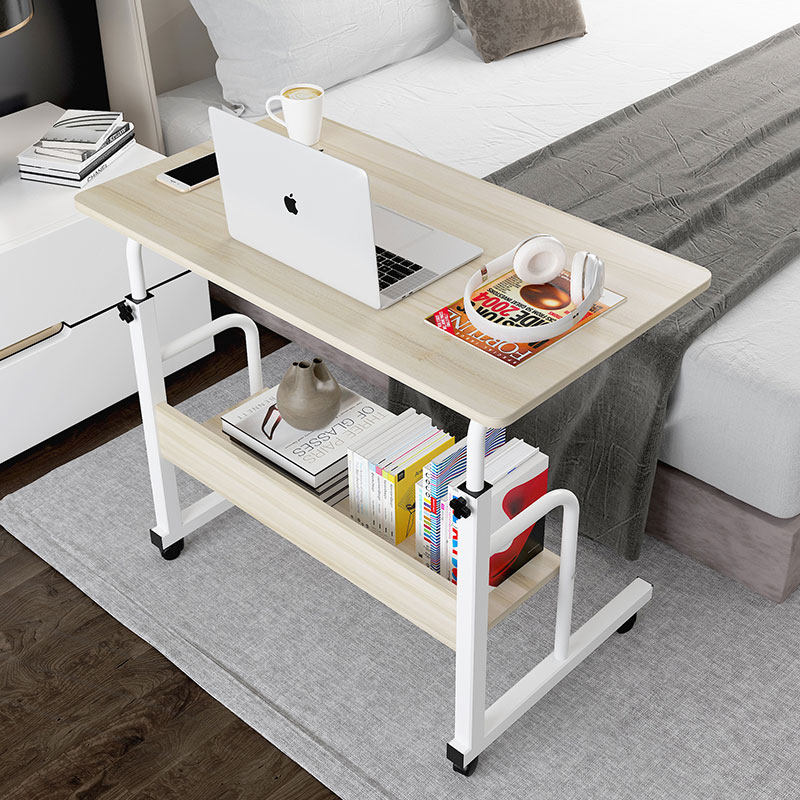 床边桌卧室可移动小桌子月子用学生升降床头桌子宿舍床上床边桌卧