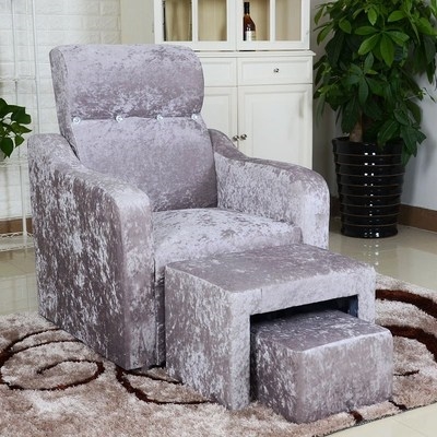 美甲店足疗美睫单人美足做脚可n躺泡脚足浴椅子洗脚美容沙发新款