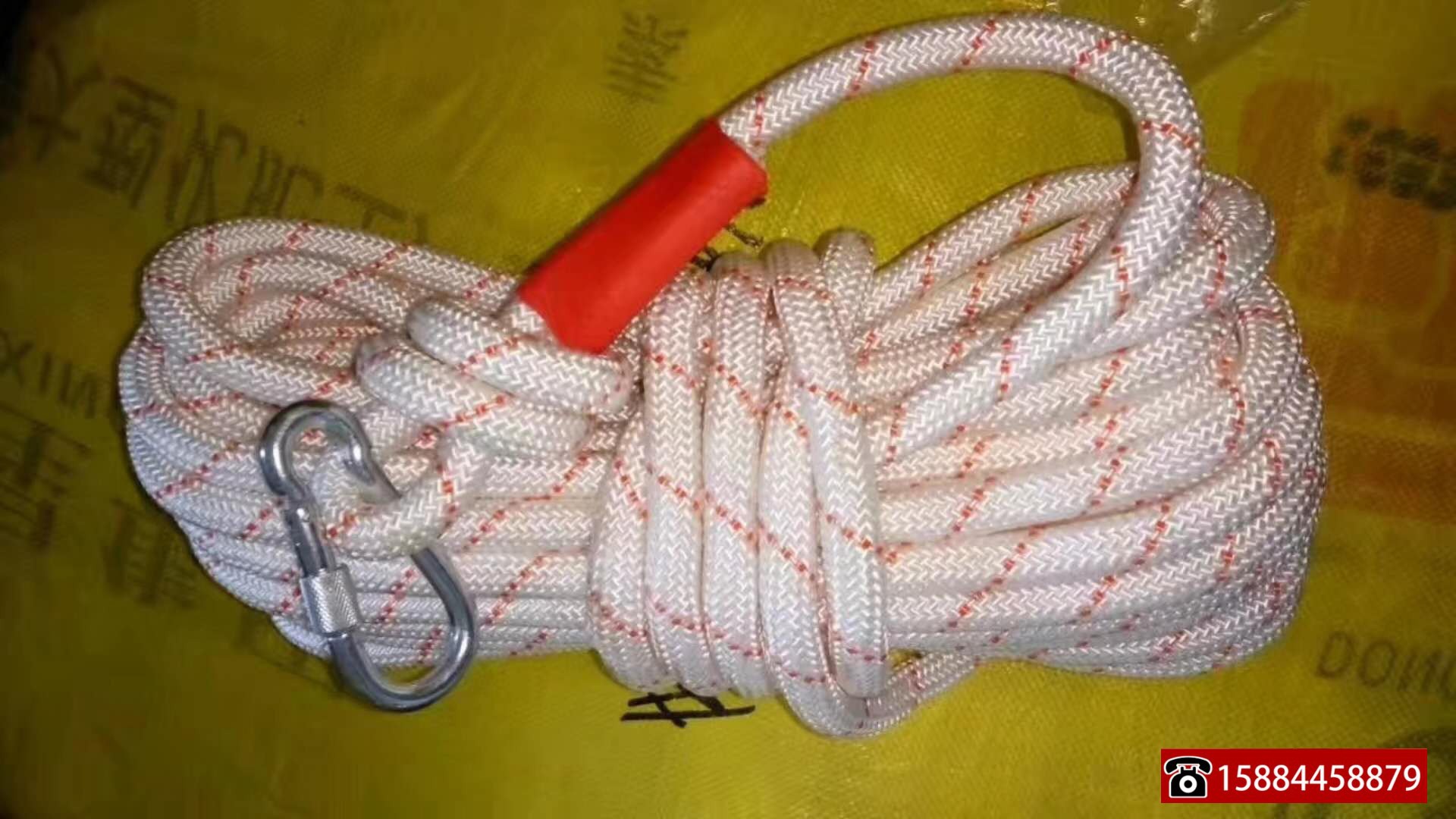 逃生救生20米安全绳带钢丝应急户外消防耐磨usb多功能数码宝