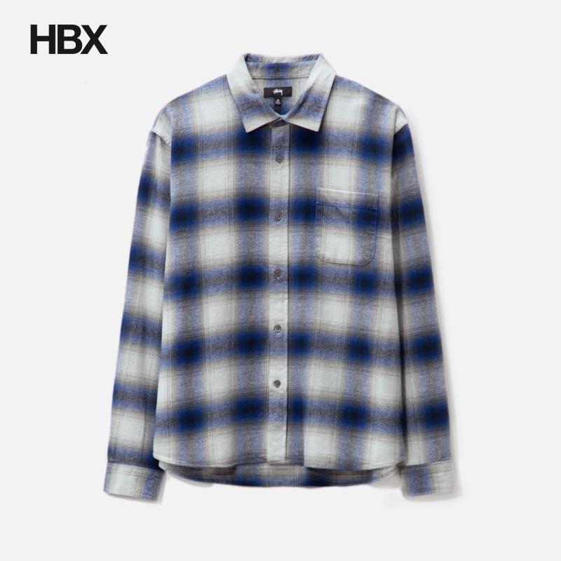 Stussy 斯图西 Bay Plaid Shirt 恤衫男HBX