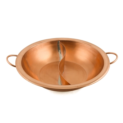 九宫格铜火锅鸳鸯锅图片