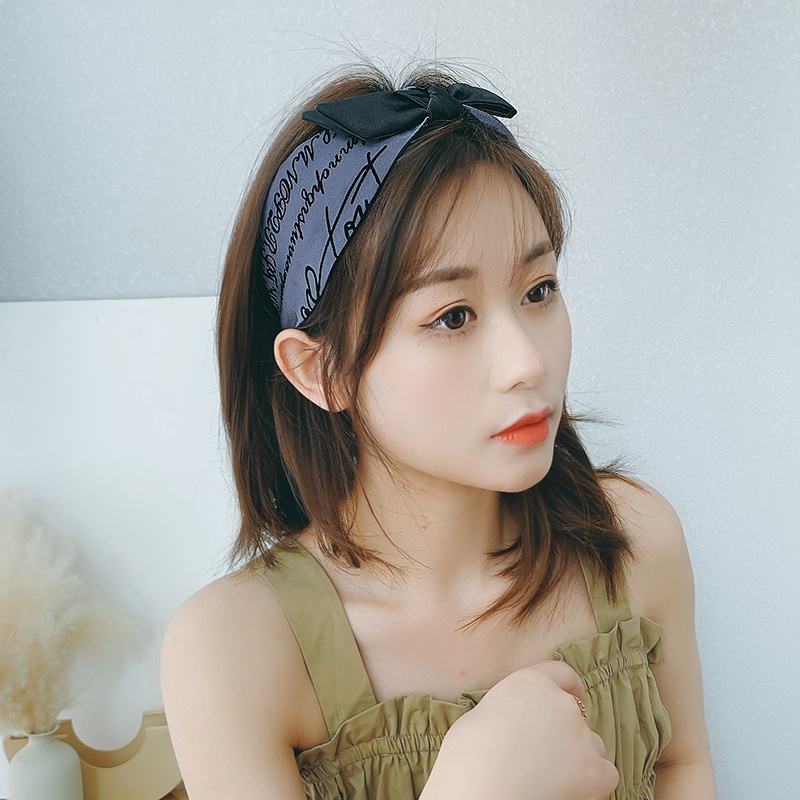 韩国东大门发箍女百搭外出简约气质网红发饰蝴蝶结发卡显脸小头箍