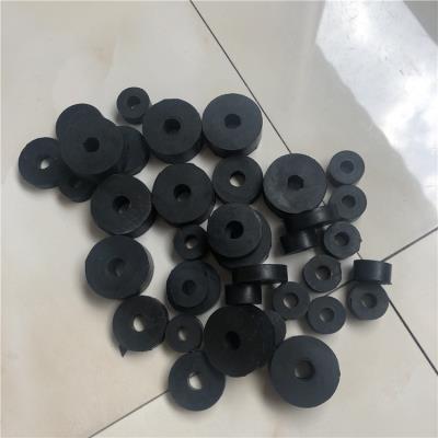 圆形橡胶减震垫风机法兰垫片高弹性机械设备缓冲垫耐磨防滑脚垫