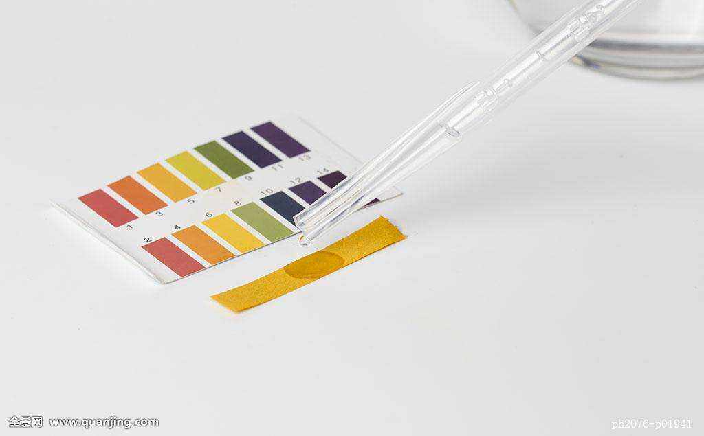 ph试纸酸碱性检测标准化学实验科学启蒙多次使用酸碱变色比色卡