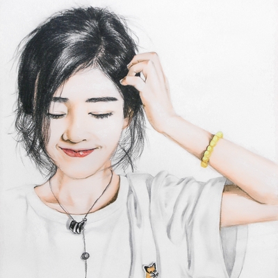 画像定制彩铅素描画铅笔画真人头像肖像画照片转手绘照片人物情侣