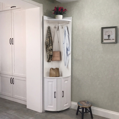 角柜衣架转角衣柜边柜侧柜衣帽架挂衣架墙角柜拐角柜三角边角卧室