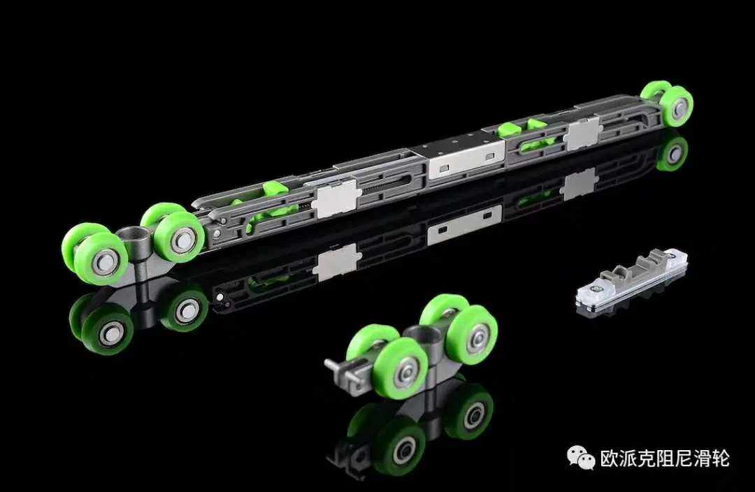 欧派克神舟11号极窄吊轮缓冲器卫生间平移移门滑轮吊滑