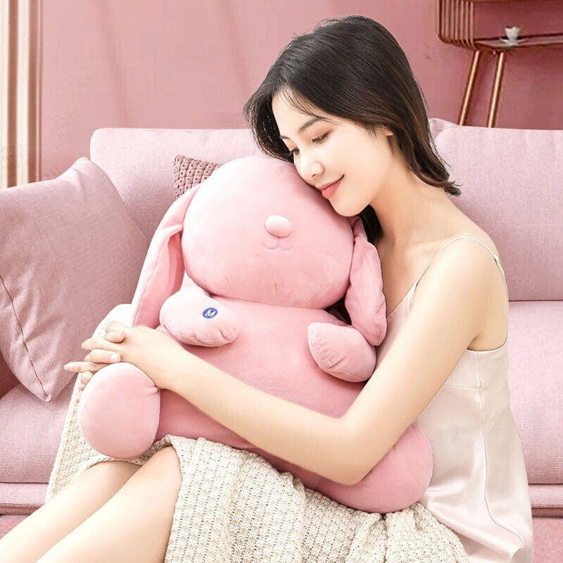 竹铭源告白兔按摩抱枕平安夜圣诞节生日礼物女生送女朋友老婆闺.