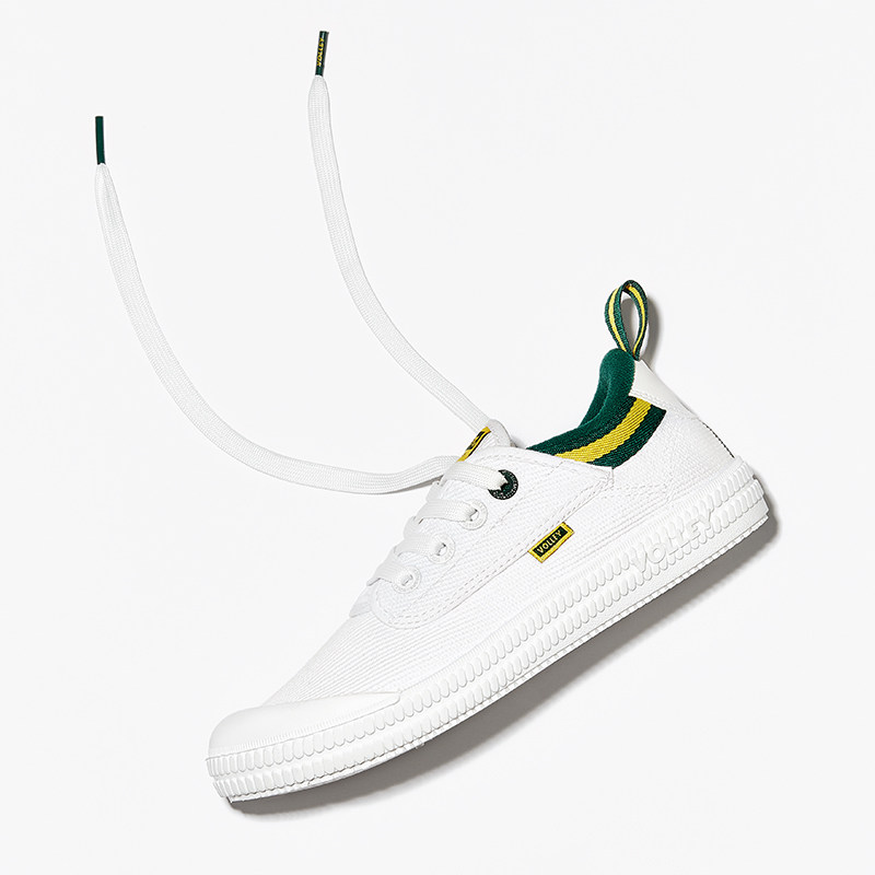 volley小白鞋低帮系带男女板鞋运动休闲鞋纯色经典百搭帆布鞋