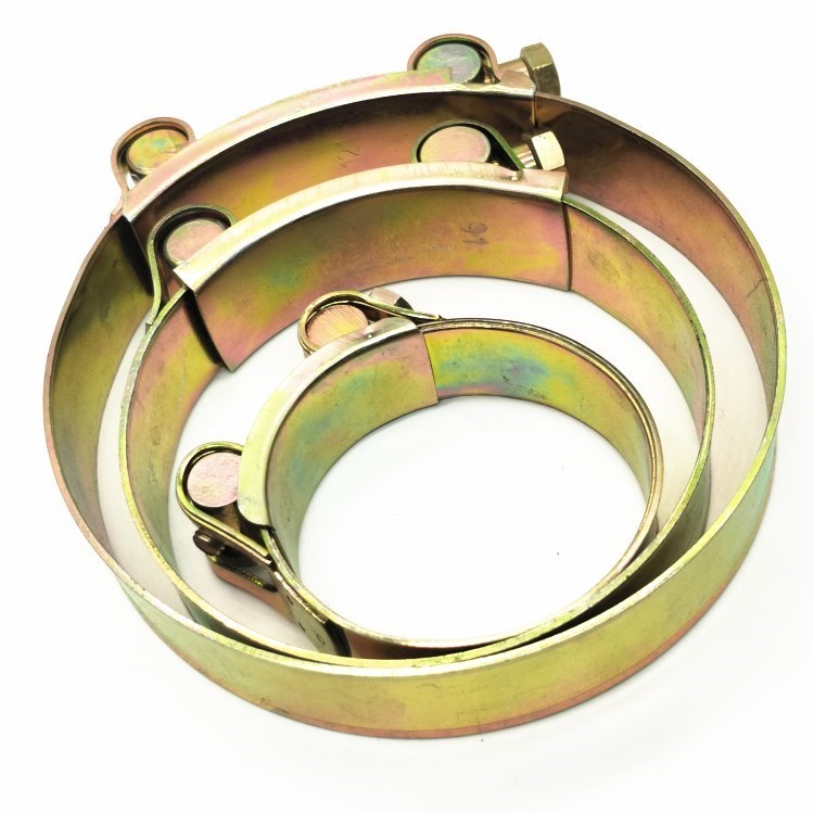 欧式铁镀锌管强力抱箍水加厚加宽胶管卡扣重型喉箍卡箍高压固