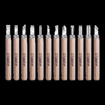 橡皮图章 印刀曲三本组雕刻刀 合璧手工堂工具橡皮章丸雕刻 刀