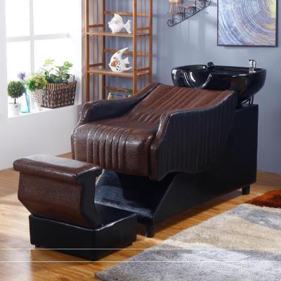 美发简易家庭床床洗发躺椅椅专用家用大人按摩版脚踏洗头床发廊