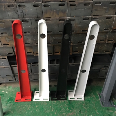 喷塑钢梁白色雨棚钢梁支架玻璃牛腿h型幕墙制t型挑梁钢结构可