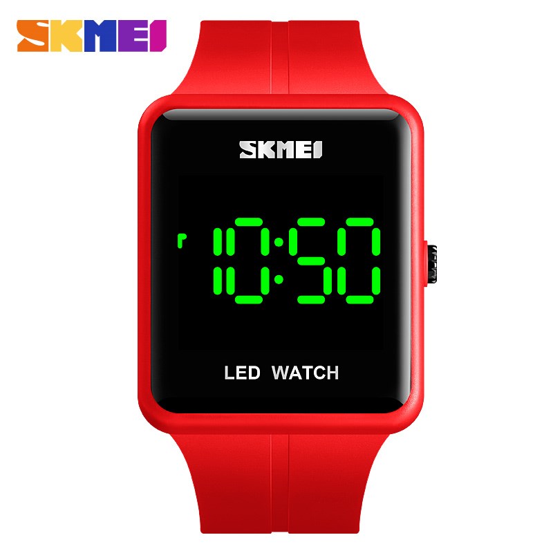 青少年潮流简约女大童手表男s孩初高中小学生防水夜光电子表数字 - 欢