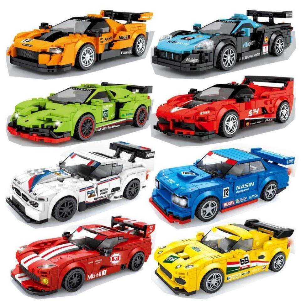 兼容乐高积木拼装跑车益智男孩子玩具