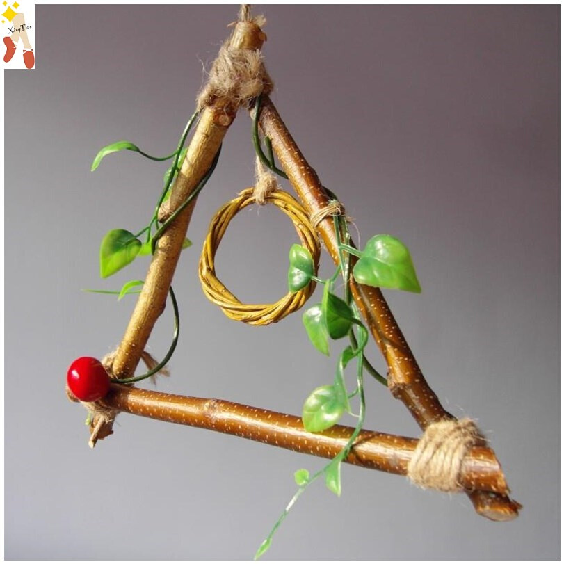 麻绳树枝装饰挂件原木墙面复古风创g意个性圆盘壁饰手工工艺品