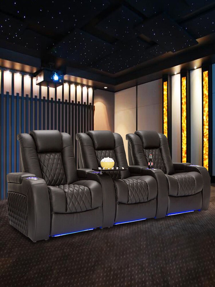 家庭影院沙发头等太空智能舱多功能电动影视厅私人影吧影音室沙发