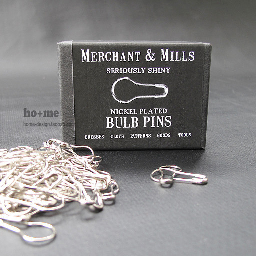 【现货】英国皇家品牌Merchant Mills 缝纫梨形镀镍扣针 别针