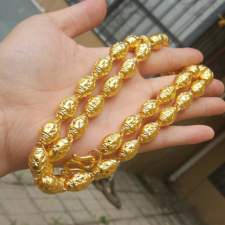 男士项链黄金男款