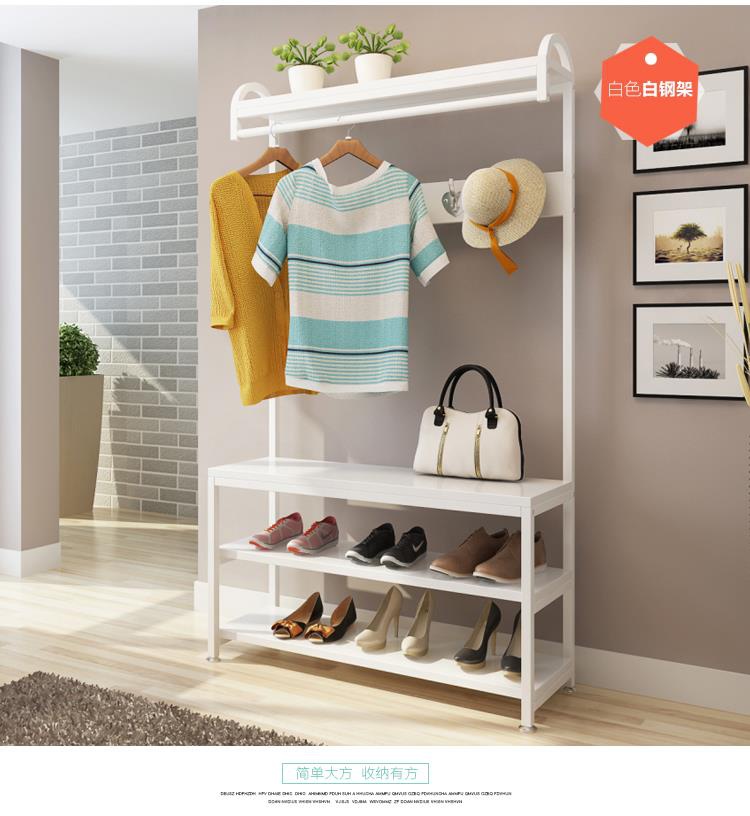 鞋柜衣架一体组合落地门厅