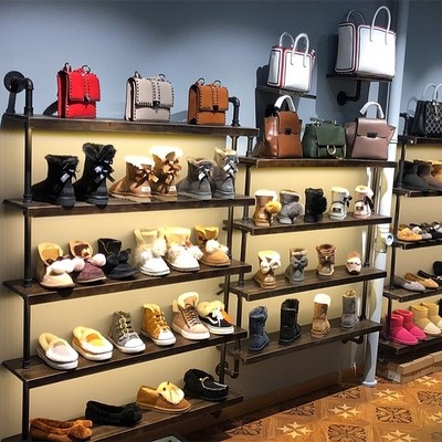 热销鞋店展示架落地式