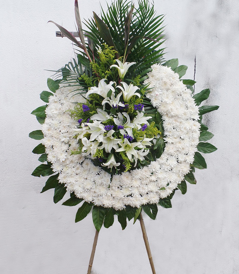 清明节赣州丧事用o品花篮花圈白事哀悼章贡区信丰县上犹县送殡仪